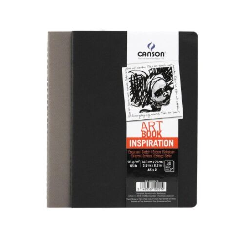 LIBRETA ART BOOK INSPIRATION A6 10X15 CMS NEGRA CANSON1