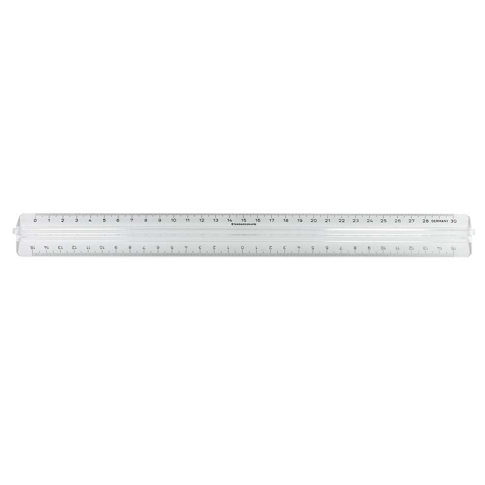 REGLA DOBLE DECIMETRO STANDARDGRAPH 30 CM1