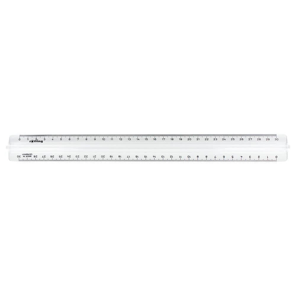 REGLA ROTRING CON EMPUÑADURA 30 CM ( DOBLEDECIMETRO )1