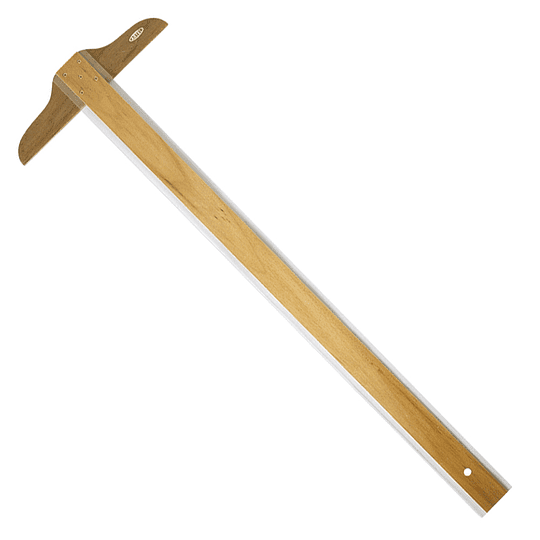 REGLA T FIJA 80CM MADERA C/ BORDE ACRÍLICO ARTEL1