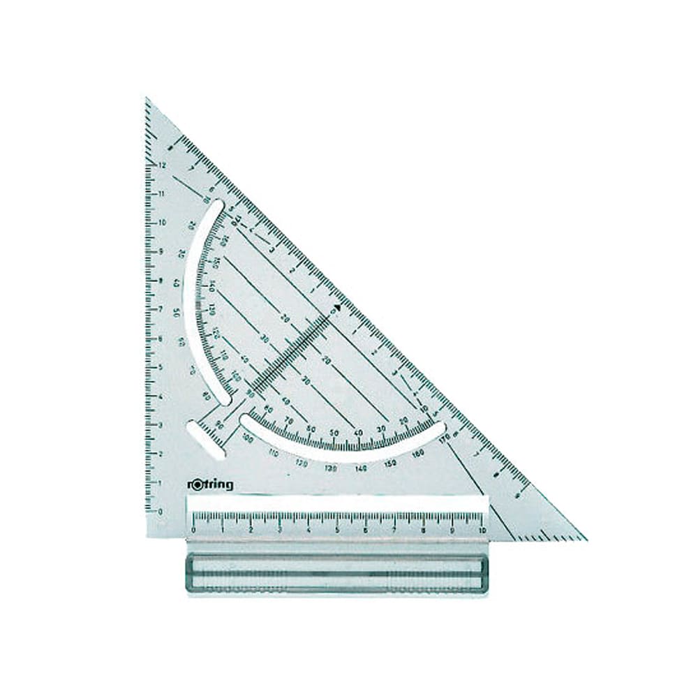 ESCUADRA 45º RAPID ROTRING TABLERO DE DIBUJO1
