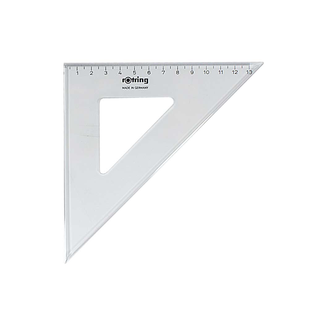 ESCUADRA ROTRING CENTRO 45º 20 CM1
