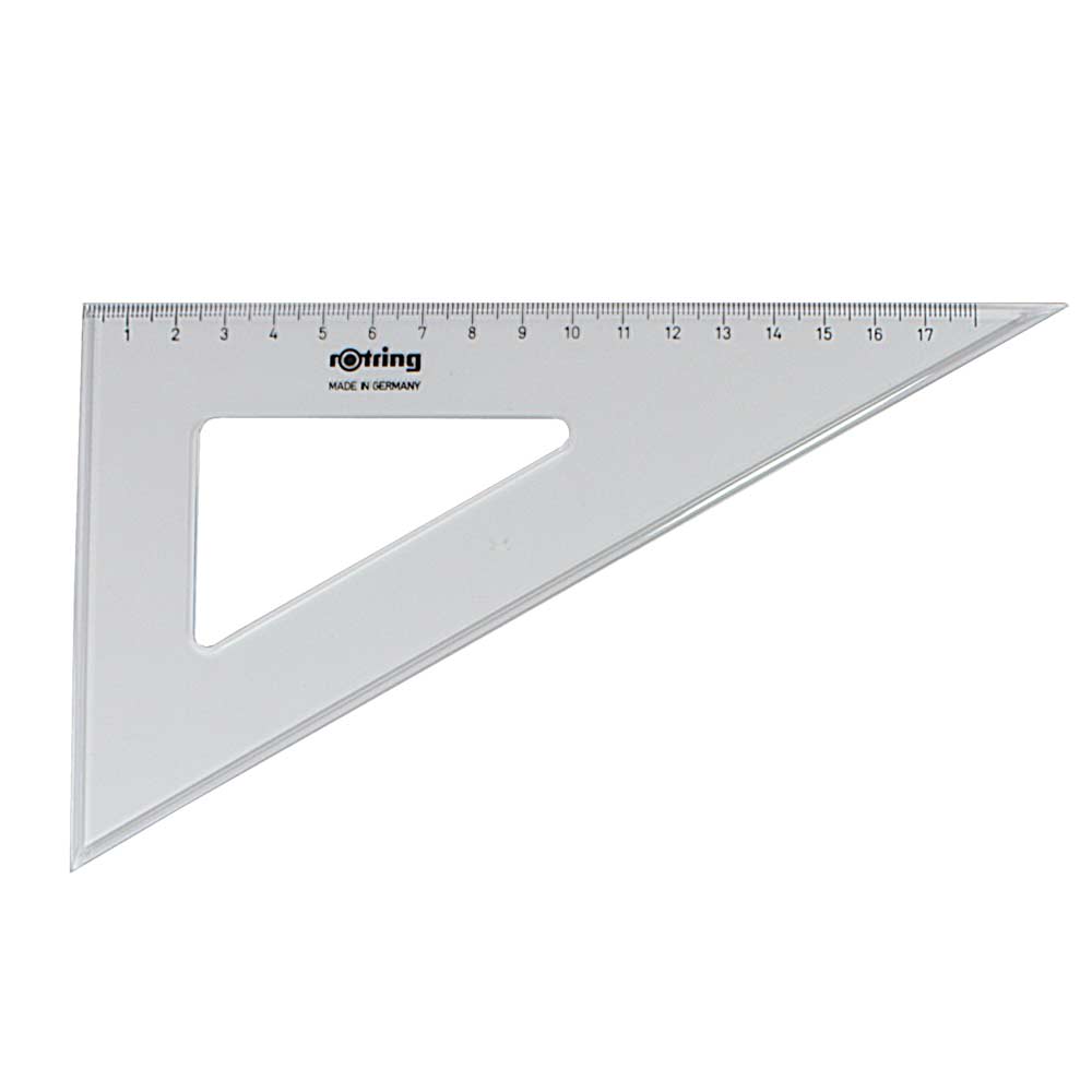 ESCUADRA ROTRING CENTRO 60º 20CM1