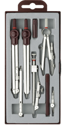 ROTRING SET 4 COMPASES 540 CENTRO UNIVERSAL1
