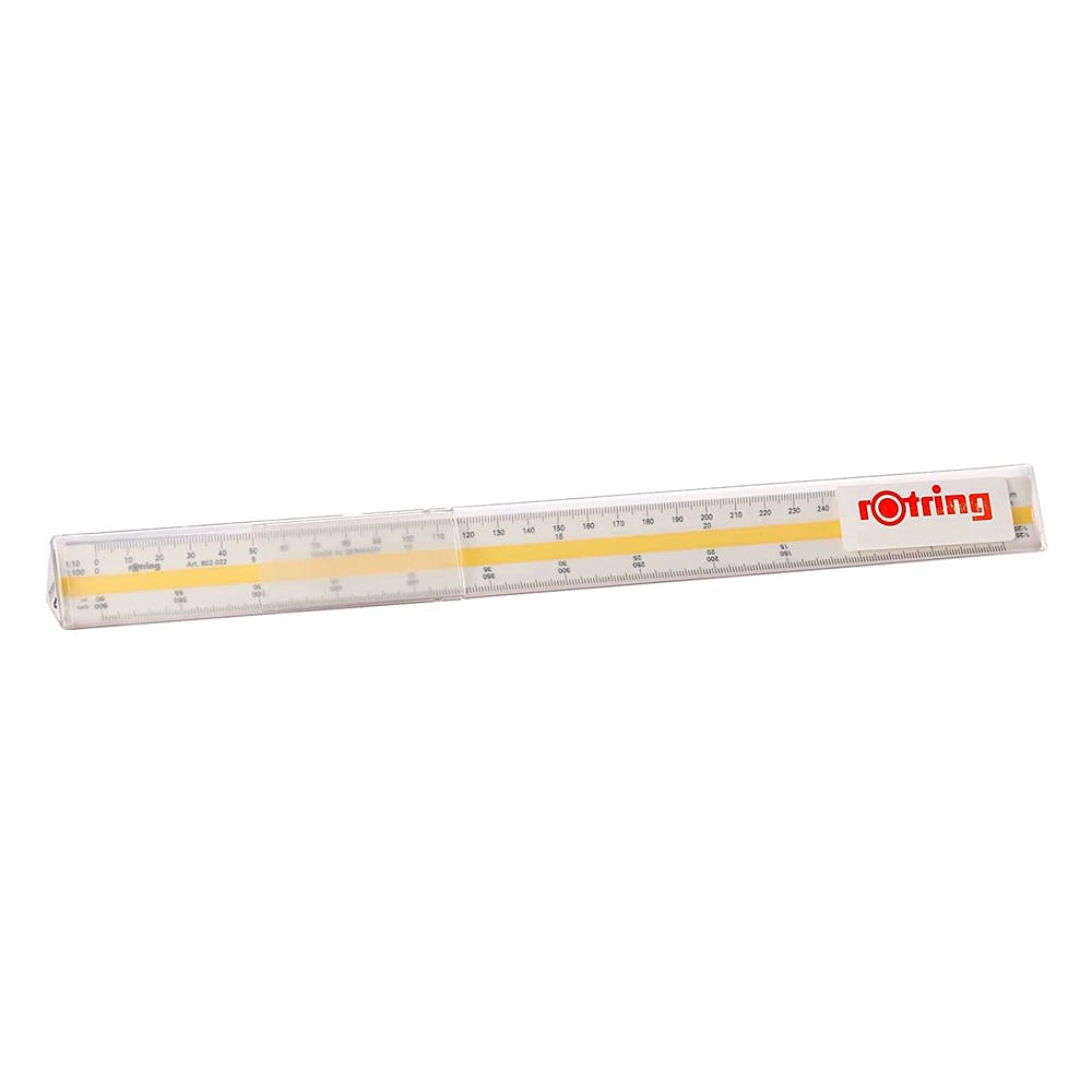 ESCALÍMETRO TRIANGULAR ROTRING ESCALA T6 (TOPOGRAFIA) 1:500-1:1000-1:1250-1:1500-1:2000-1:25001