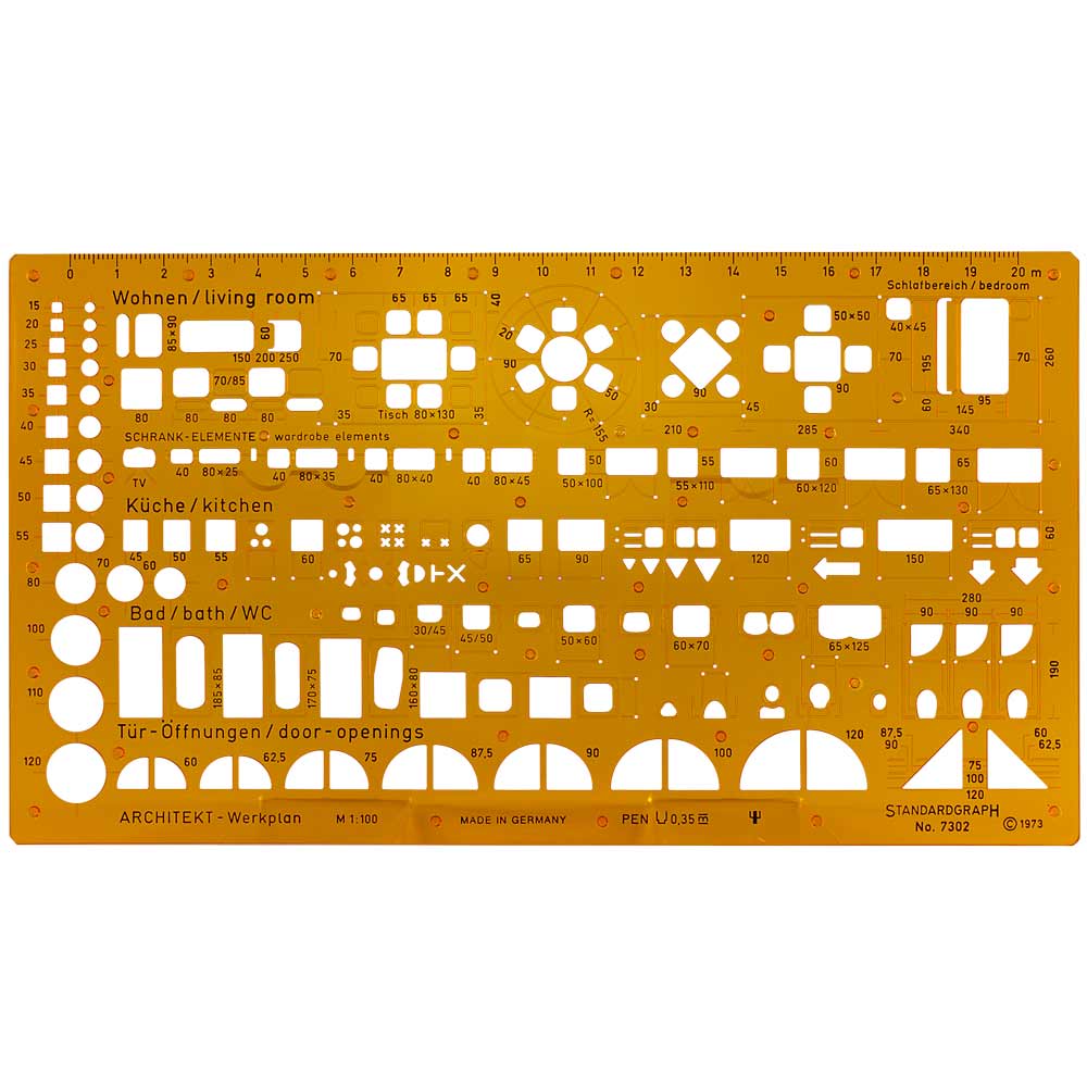 PLANTILLA ARQUITECTURA ESCALA 1:100 STANDARDGRAPH1