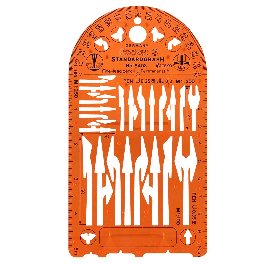 PLANTILLA DE FLECHAS DE TRAFICO 84031