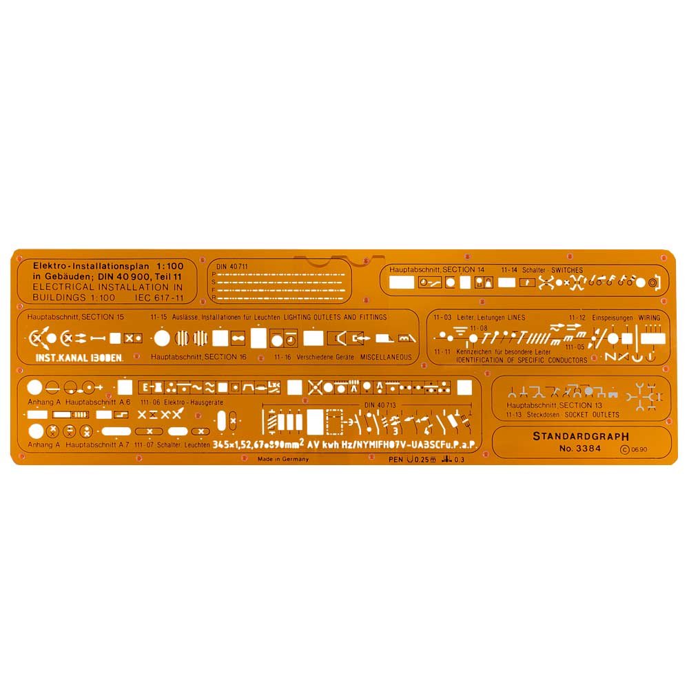 PLANTILLA DE INSTALACIÓN ELÉCTRICA 1:1001