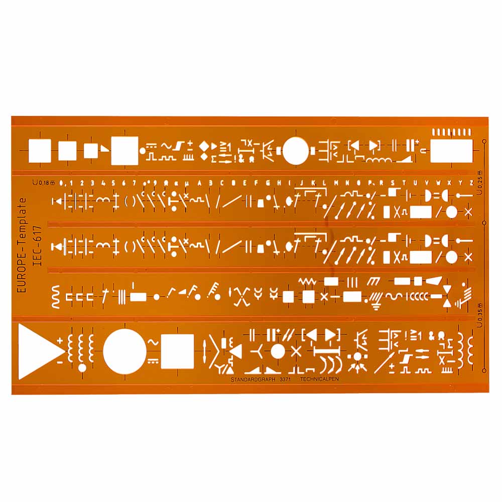 PLANTILLA DE INSTALACION ELÉCTRICA 1:100 IEC 617-111