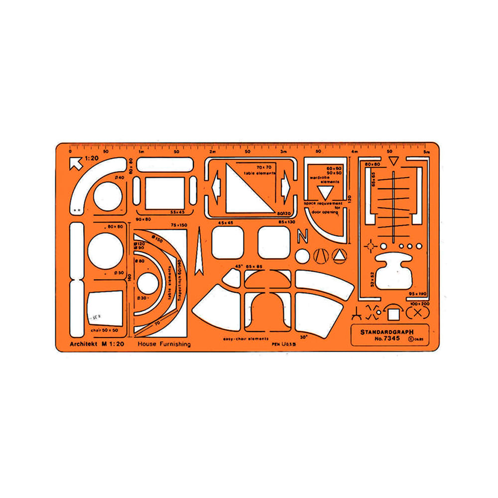 PLANTILLA MOBILIARIO 1:20 STANDARDGRAPH 73451