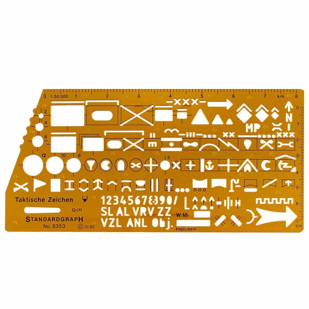 PLANTILLA SIGNOS TÁCTICOS OTAN STANDARDGRAPH 83531
