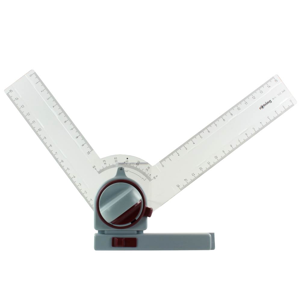 GONIOMETRO ROTRING GRIS STUDIO JUNIOR1