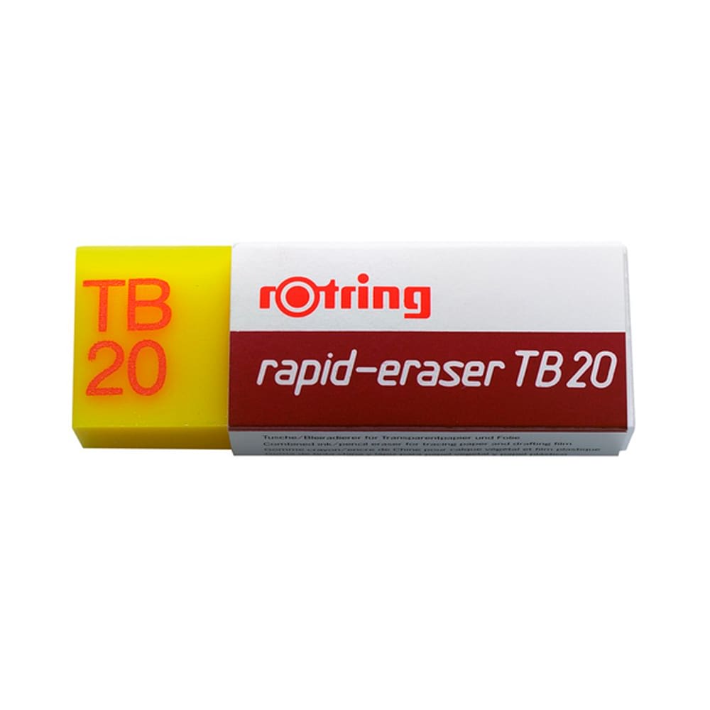 GOMA DE BORRAR TINTA Y GRAFITO TB20 RAPID ROTRING1