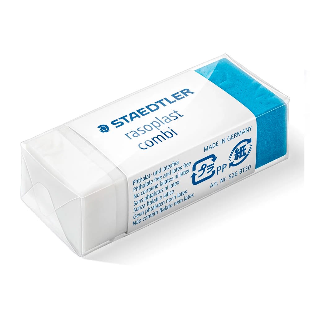 GOMA DE BORRAR RASOPLAST COMBI STAEDTLER1
