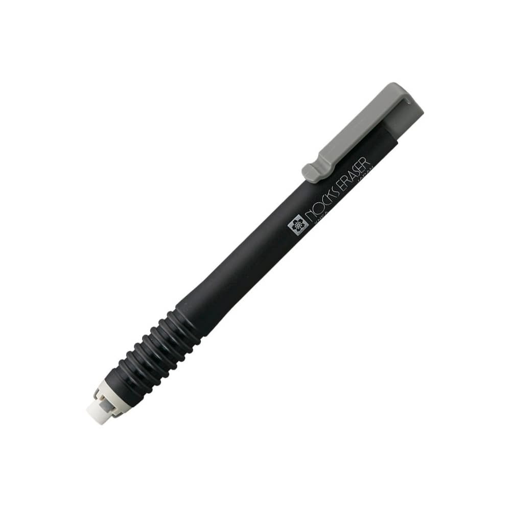 LÁPIZ PORTAGOMAS NOCKS NEGRO SAKURA1