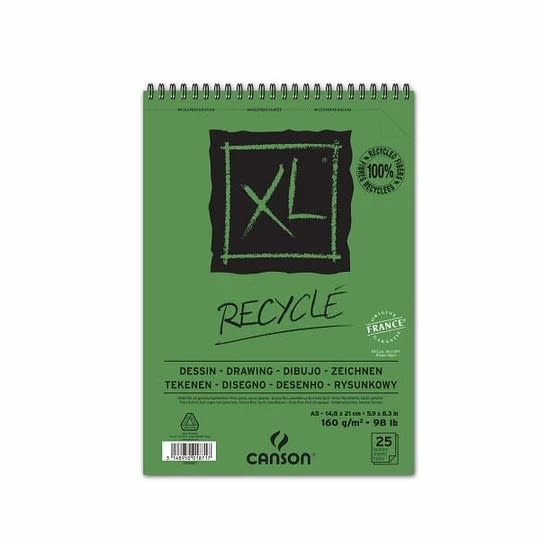 CROQUERA XL RECYCLE 160G A5 25HJ CANSON1