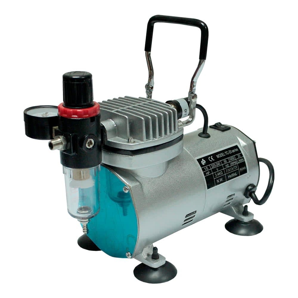 COMPRESOR PROFESIONAL PARA AEROGRAFO CONECTOR 1/8BSP1