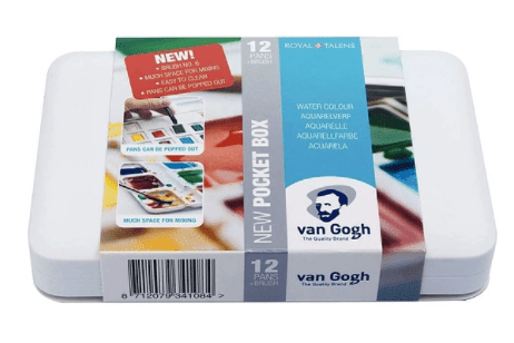 VAN GOGH ACUARELA 12 PASTILLAS COLORES NATURALEZA7