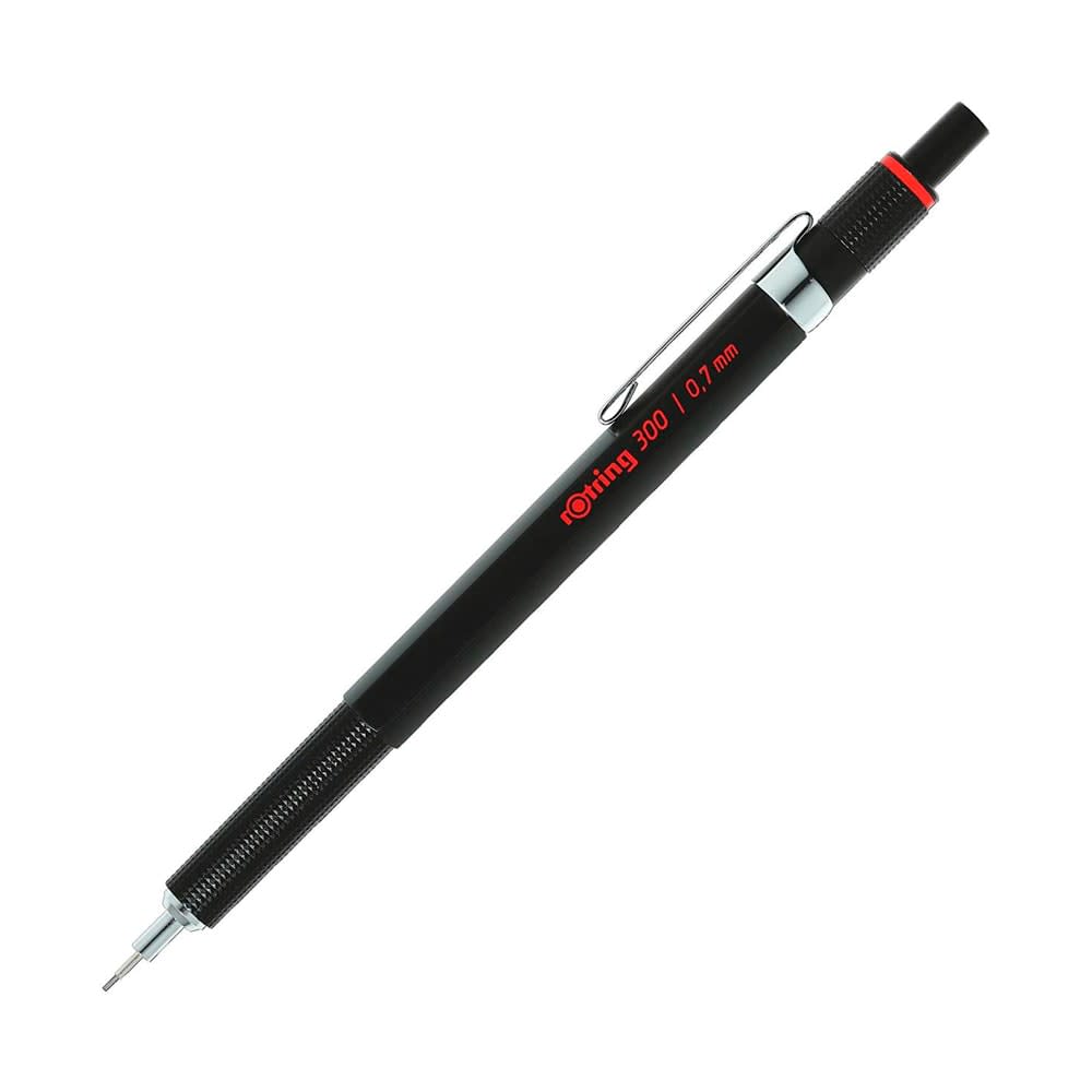PORTAMINAS 0.7MM 300 NEGRO ROTRING1