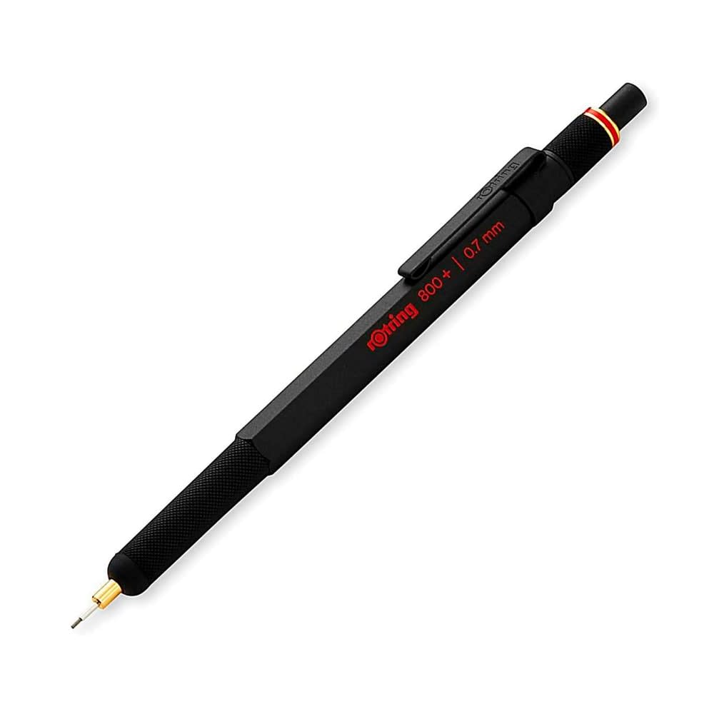 PORTAMINAS 0.7MM 800+ METÁLICO NEGRO ROTRING1