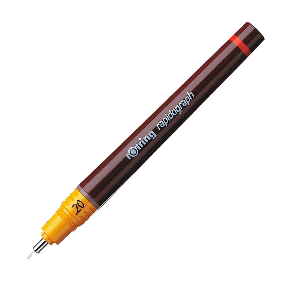 TIRALINEA RECARGABLE RAPIDOGRAPH ROTRING 0.2 MM1