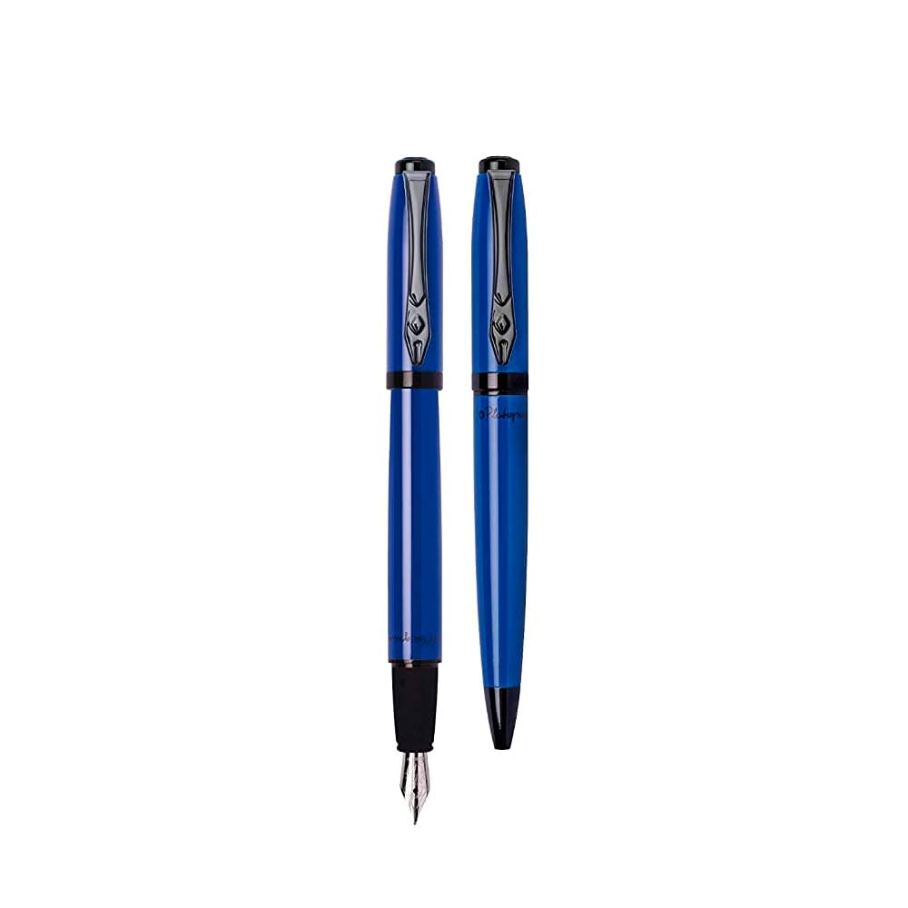 SET DE PLUMA Y BOLÍGRAFO STANDARDGRAPH  PLATIGNUM AZUL1