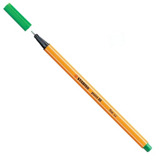 TIRALINEAS POINT 88 0.4MM 88/36 VERDE STABILO 1