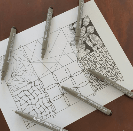 ARTLINE DRAWING SISTEM BRUSH NEGRO3