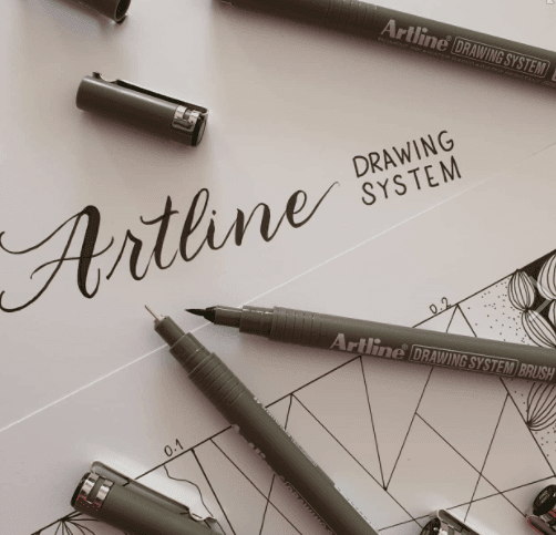 ARTLINE DRAWING SISTEM BRUSH NEGRO2