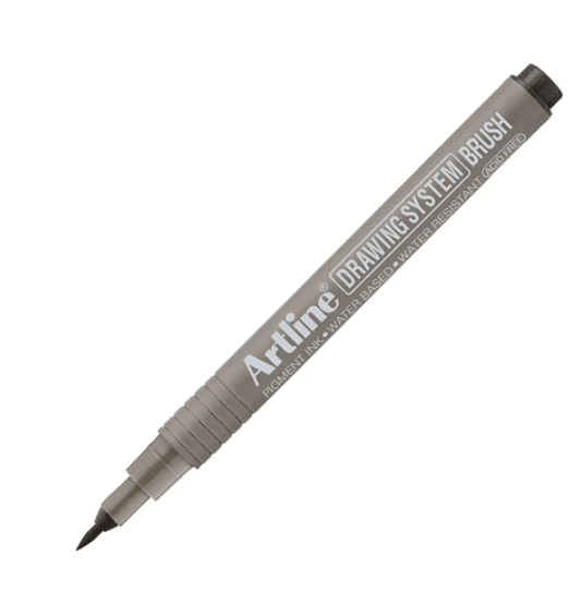 ARTLINE DRAWING SISTEM BRUSH NEGRO1