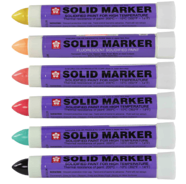 MARCADOR DE PINTURA SOLIDIFICADA SAKURA SOLID MARKER ROJO1