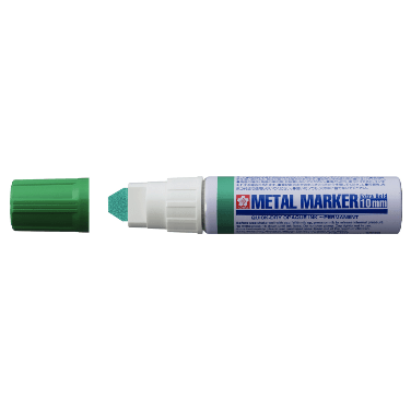 MARCADOR PARA METAL SAKURA PUNTA GRUESA 10MM VERDE1