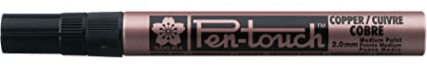 SAKURA MARCADOR PERMANENTE PEN TOUCH MEDIANO 2.0 MM COBRE1