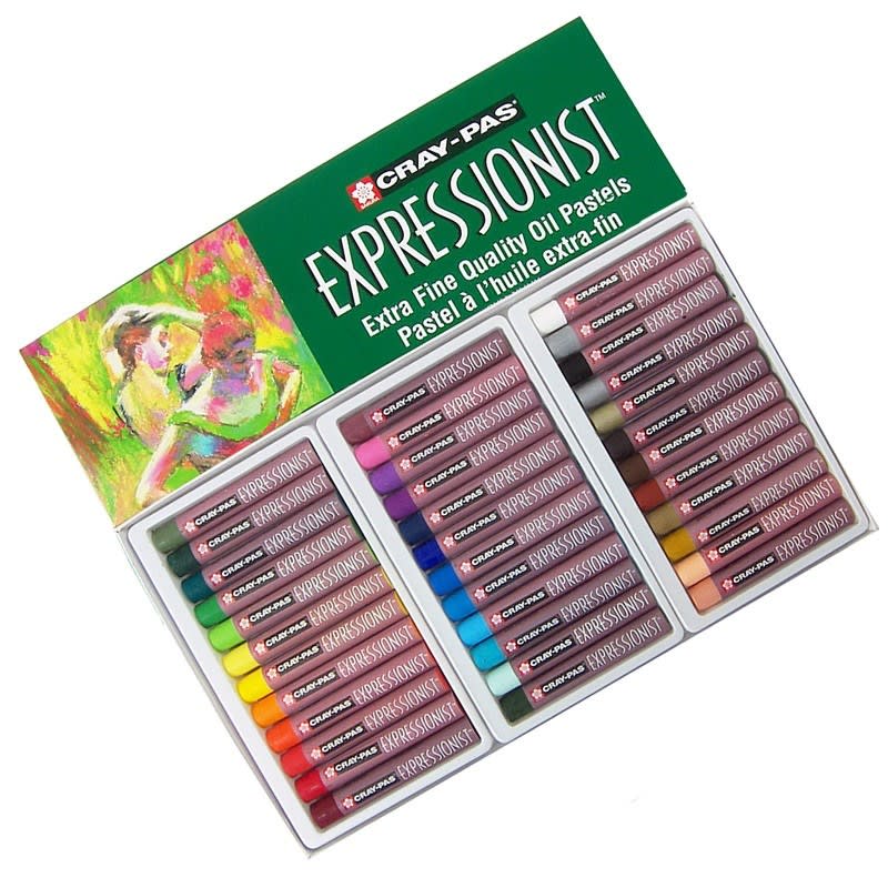 PASTEL SAKURA GRASO CRAY-PAS EXPRESSIONIST SET 36 COLORES1