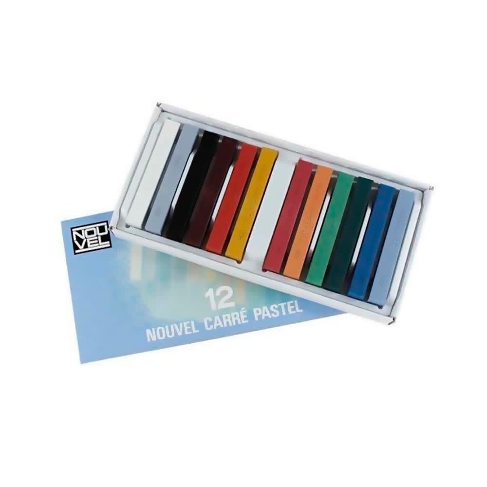 PASTEL SECO NOUVEL CARRE SET 12 BARRAS DE COLORES TIPO A1