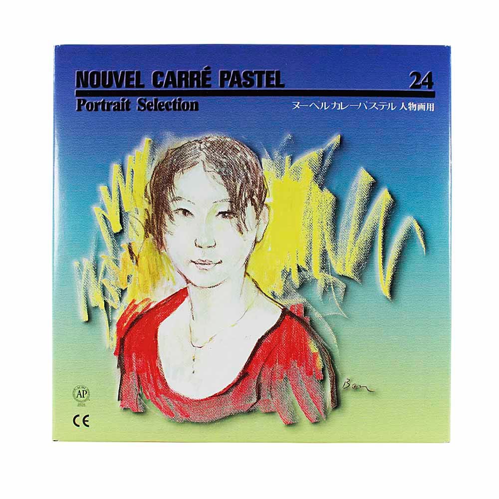 PASTEL SECO NOUVEL CARRE SET 24 BARRAS DE COLORES RETRATO1