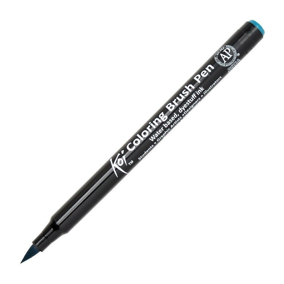 MARCADOR ACUARELABLE SAKURA KOI COLORING BRUSH AZUL1
