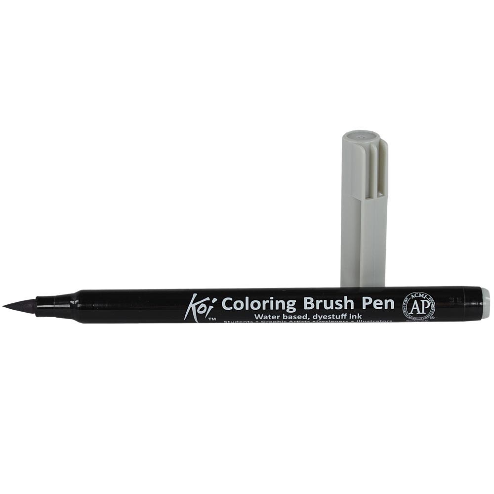 MARCADOR ACUARELABLE SAKURA KOI COLORING BRUSH GRIS FRIO1
