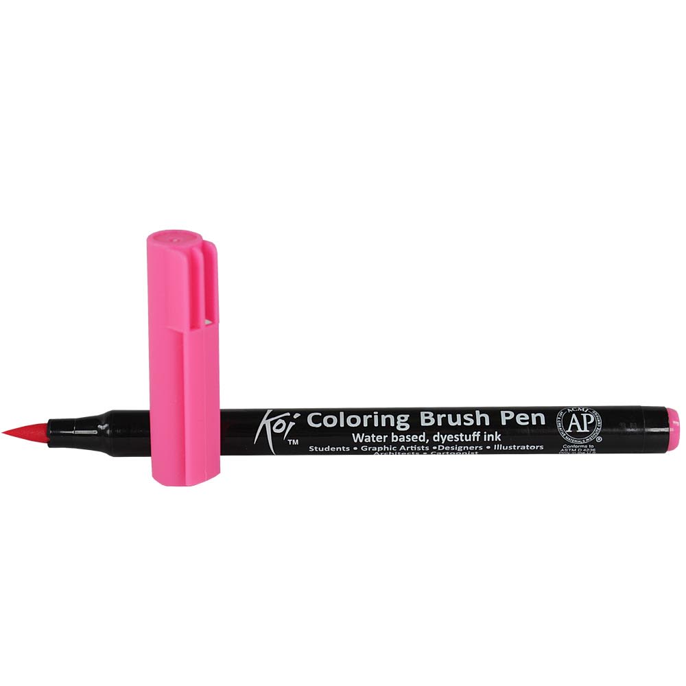 MARCADOR ACUARELABLE SAKURA KOI COLORING BRUSH MAGENTA ROSADO1