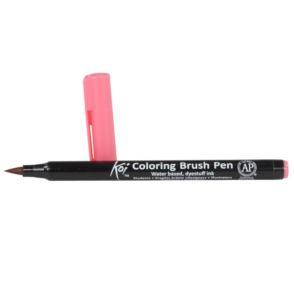 MARCADOR ACUARELABLE SAKURA KOI COLORING BRUSH ROSADO SALMON1