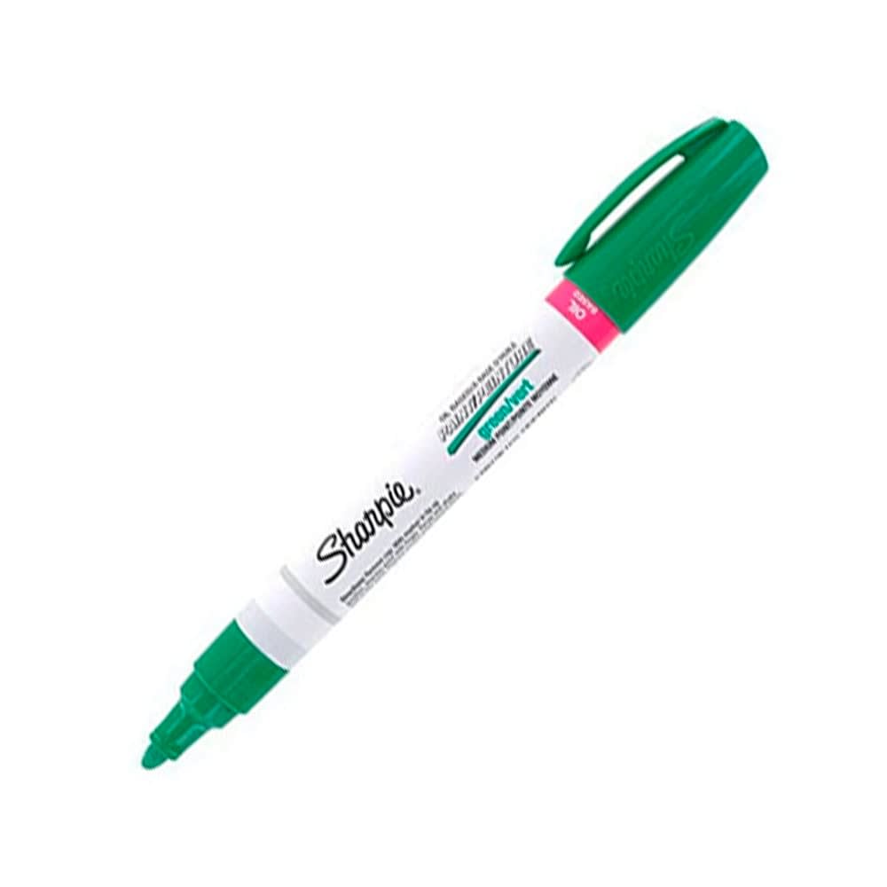 MARCADOR PAINT BASE DE ÓLEO PUNTA MEDIA VERDE SHARPIE1