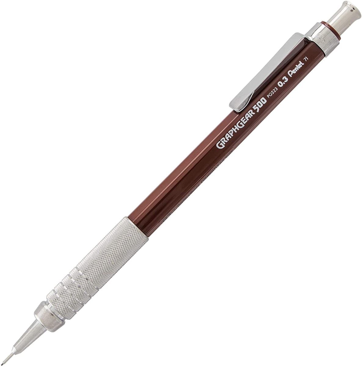PORTAMINAS 0.3 MM GRAPHGEAR 500 CAFÉ PENTEL1