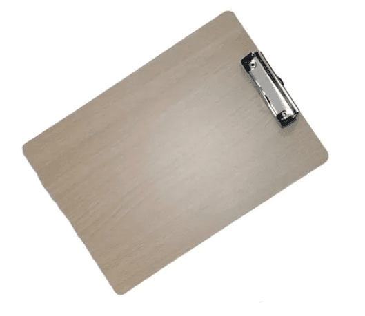 TABLA CON APRETADOR PLANO COLOR NEGRO PLASTICA 1 UNIDAD2