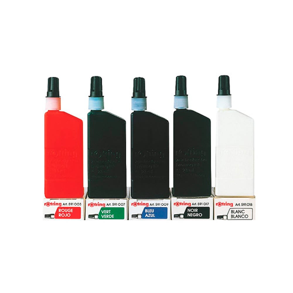 TINTA CHINA PARA DIBUJO 23ML ROJO ROTRING1