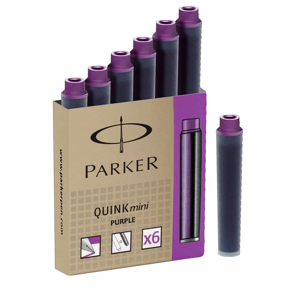 CARTUCHOS DE TINTA QUINK MINI VIOLETA (6UN) PARKER1