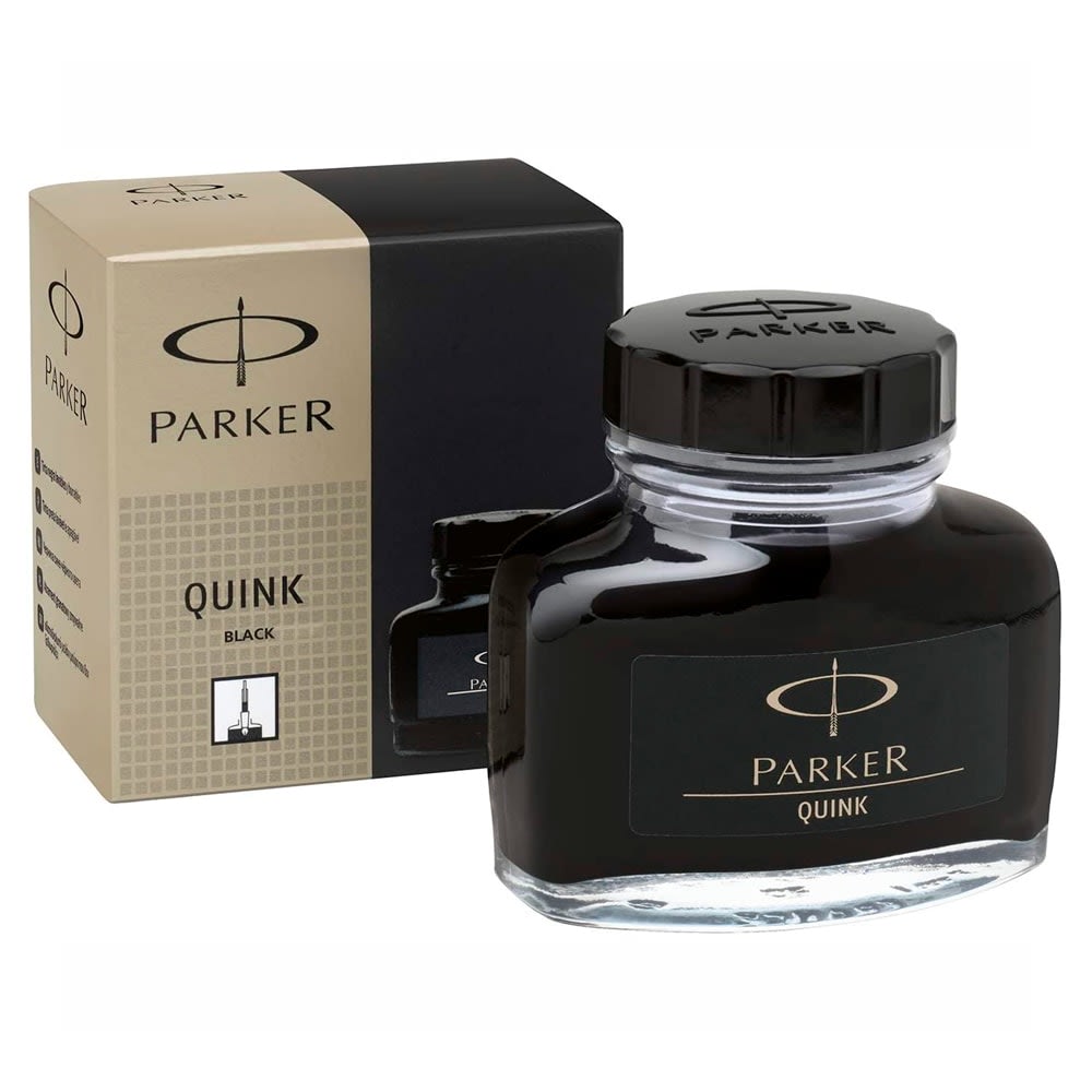 TINTA PARA PLUMA QUINK NEGRO 57ML PARKER1