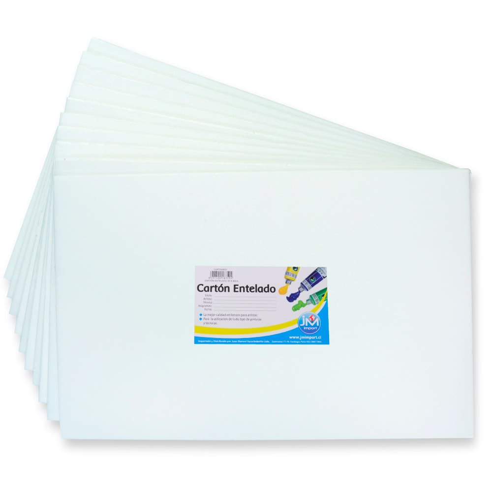 CARTÓN ENTELADO PARA PINTURA 25X30CM JM1