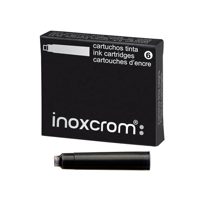 REPUESTO PLUMA NEGRO 6 UNID INOXCROM1