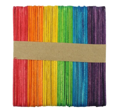 PALOS DE HELADO DE COLORES 50 UNIDADES APROX1