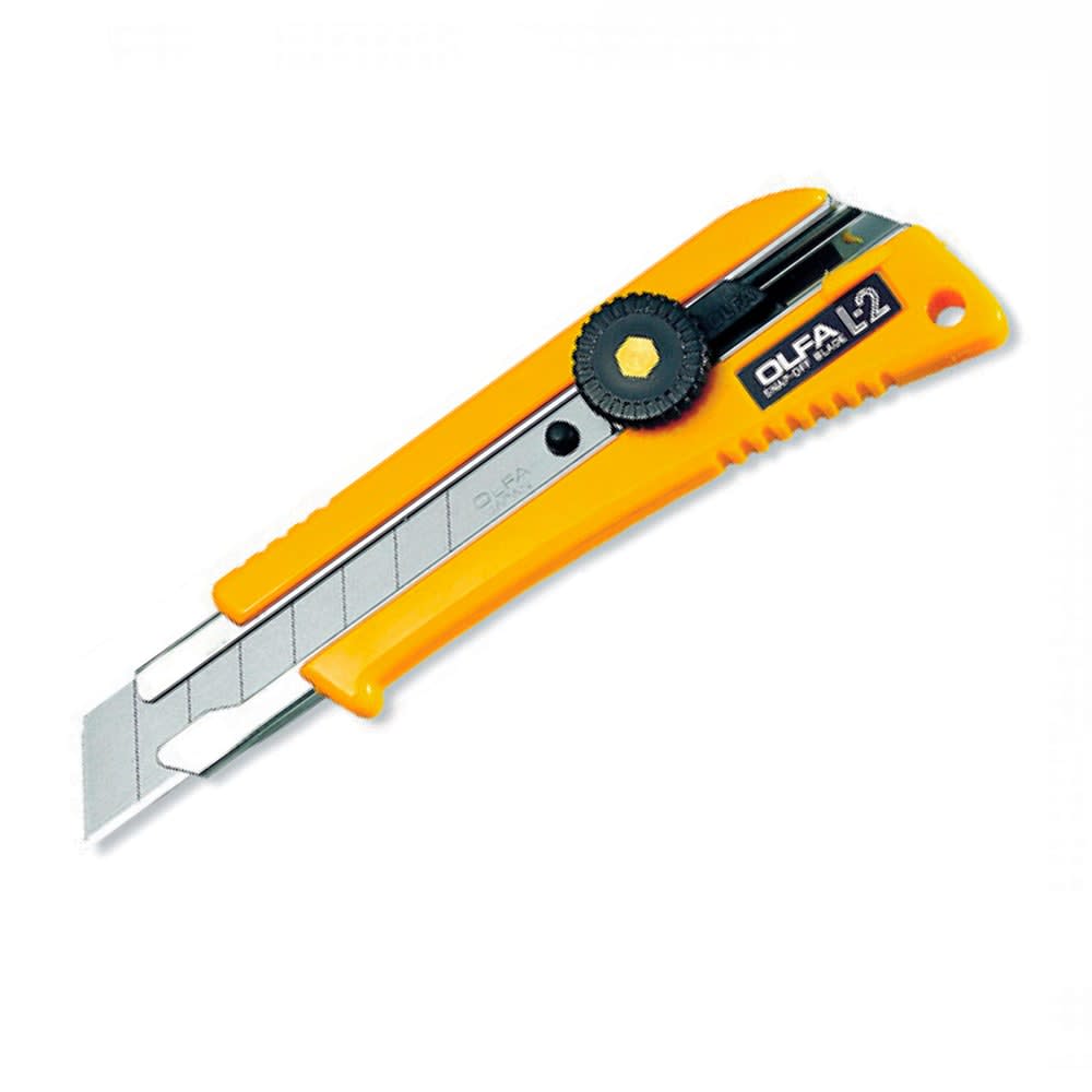 CUCHILLO CARTONERO 18MM L-2 SEGURO MANUAL OLFA1